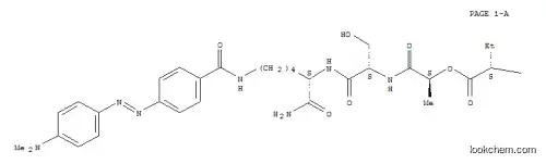 Molecular Structure of 188530-20-3 (AC-ASP-GLU-ASP(EDANS)-GLU-GLU-ABU-L-LACTOYL-SER-LYS(DABCYL)-NH2)