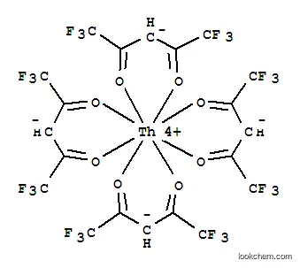 Molecular Structure of 18865-75-3 (THORIUM HEXAFLUOROACETYLACETONATE)