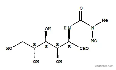Molecular Structure of 18883-66-4 (D-Glucose,2-deoxy-2-[[(methylnitrosoamino)carbonyl]amino]-)