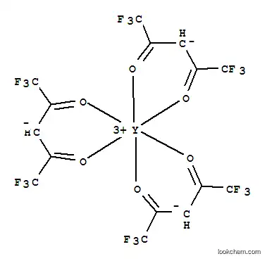 Molecular Structure of 18911-76-7 (YTTRIUM HEXAFLUOROACETYLACETONATE)