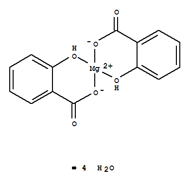 Magnesium,bis[2-(hydroxy-kO)benzoato-kO]-, hydrate (1:4), (T-4)-