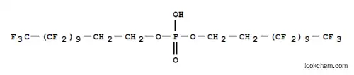 Molecular Structure of 1895-26-7 (bis[3,3,4,4,5,5,6,6,7,7,8,8,9,9,10,10,11,11,12,12,12-henicosafluorododecyl] hydrogen phosphate)