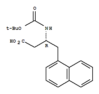 1-Naphthalenebutanoicacid, b-[[(1,1-dimethylethoxy)carbonyl]amino]-,(bR)-