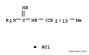 Molecular Structure of 19098-08-9 (tetradecylguanidine monohydrochloride)