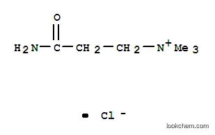 Molecular Structure of 19174-30-2 (2-carbamoylethyl-trimethyl-azanium chloride)