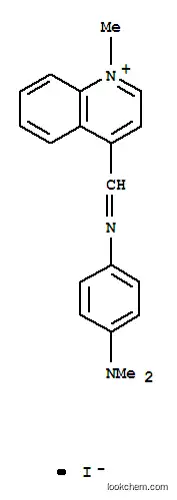 Molecular Structure of 19221-05-7 (1-METHYL-4-P-DIMETHYLAMINO-B-AZA-STYRYL-QUINOLINIUM-IODIDE)