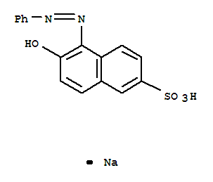 2-Naphthalenesulfonicacid, 6-hydroxy-5-(2-phenyldiazenyl)-, sodium salt (1:1)