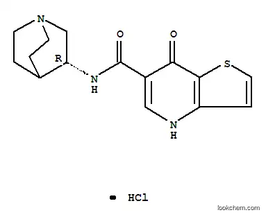 Molecular Structure of 194093-42-0 (N-[(8R)-1-azabicyclo[2.2.2]oct-8-yl]-2-oxo-9-thia-5-azabicyclo[4.3.0]n ona-3,7,10-triene-3-carboxamide hydrochloride)