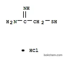 Molecular Structure of 19412-52-3 ((1-amino-2-sulfanyl-ethylidene)azanium chloride)