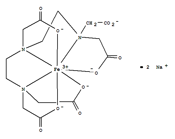 Diethylenetriaminepentaacetic acid iron(III) disodium salt 19529-38-5