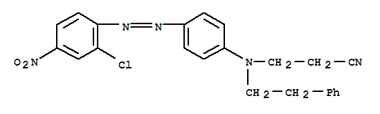 3-[4-(2-chloro-4-nitrophenyl)diazenyl-N-(2-phenylethyl)anilino]propanenitrile