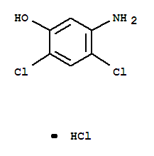 Phenol,5-amino-2,4-dichloro-, hydrochloride (1:1)