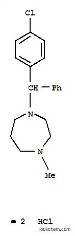 Molecular Structure of 1982-36-1 (1-[P-CHLORODIPHENYLMETHYL]-4-METHYL-1,4-DIAZACYCLOHEPTANE DIHYDROCHLORIDE)