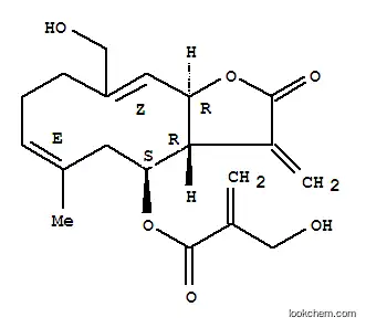 Molecular Structure of 19889-00-0 (Onopordopicrin)