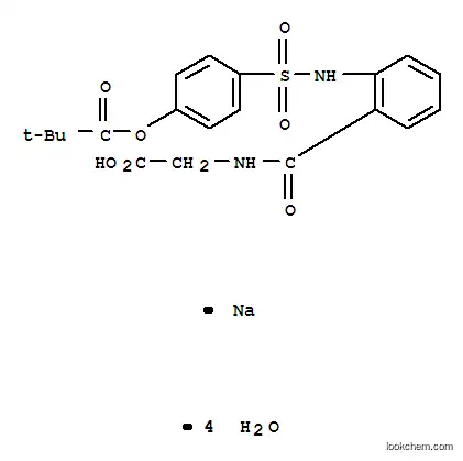 Molecular Structure of 201677-61-4 (Sivelestat sodium)