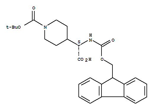 (S)-A-FMOC-D-BOC-PIPERIDIN-4-YLGLYCINECAS