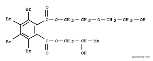 Molecular Structure of 20566-35-2 (2-(2-hydroxyethoxy)ethyl 2-hydroxypropyl 3,4,5,6-tetrabromophthalate)
