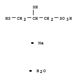 1-Propanesulfonic acid,2,3-dimercapto-, sodium salt, hydrate (1:1:1)