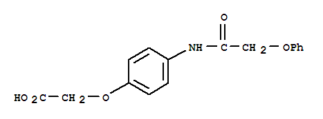 Acetic acid,2-[4-[(2-phenoxyacetyl)amino]phenoxy]- cas  20745-38-4