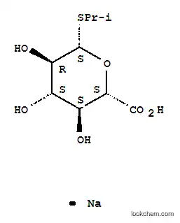 Molecular Structure of 208589-93-9 (ISOPROPYL-BETA-D-THIOGLUCURONIC ACID, SODIUM SALT)