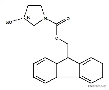 Molecular Structure of 215178-39-5 ((R)-1-FMOC-3-Pyrrolidinol)