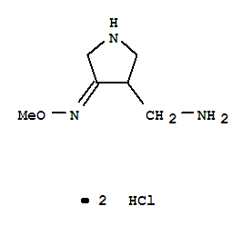4-(Aminomethyl)-3-pyrrolidinone O-methyloxime hy