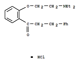 1-Propanone,1-[2-[2-(diethylamino)ethoxy]phenyl]-3-phenyl-, hydrochloride (9CI) cas  2192-21-4