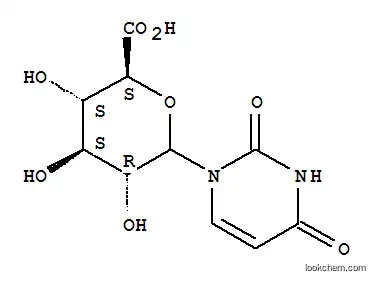 Molecular Structure of 21967-01-1 (Glucopyranuronic acid,1-deoxy-1-(3,4-dihydro-2,4-dioxo-1(2H)-pyrimidinyl)-)