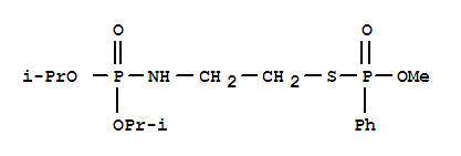 Phosphoramidic acid,[2-[(methoxyphenylphosphinyl)thio]ethyl]-, bis(1-methylethyl) ester (9CI)