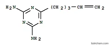 Molecular Structure of 22176-45-0 (6-(pent-4-en-1-yl)-1,3,5-triazine-2,4-diamine)