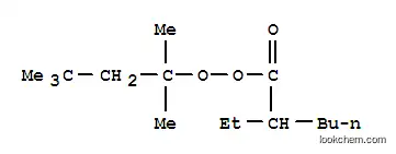 Molecular Structure of 22288-43-3 (1,1,3,3-Tetramethylbutyl peroxy-2-ethylhexanoate)