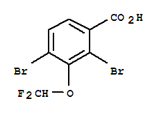 2,4-Dibromo-3-(difluoromethoxy)benzoic acid(223595-28-6)