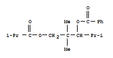 Propanoic acid,2-methyl-, 3-(benzoyloxy)-2,2,4-trimethylpentyl ester