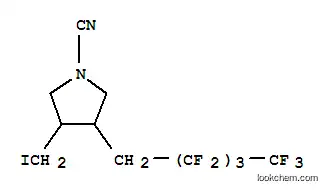Molecular Structure of 231285-91-9 (N-CYANO-3-(IODOMETHYL)-4-(1H,1H-NONAFLUOROPENTYL)PYRROLIDINE)