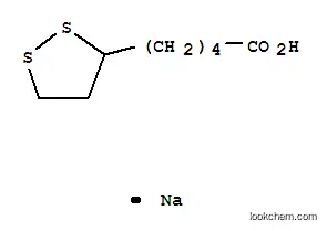 Molecular Structure of 2319-84-8 (Sodium thioctate)