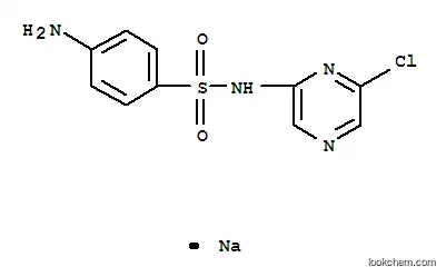 Molecular Structure of 23307-72-4 (sodium N-(6-chloropyrazinyl)sulphanilamidate)
