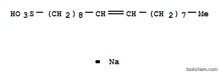 Molecular Structure of 2425-51-6 (sodium 9-octadecene-1-sulphonate)