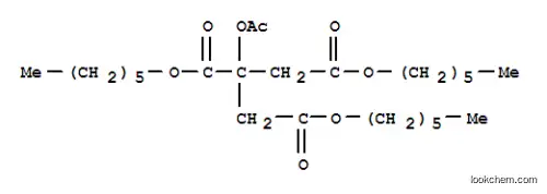 Molecular Structure of 24817-92-3 (1,2,3-Propanetricarboxylicacid, 2-(acetyloxy)-, 1,2,3-trihexyl ester)