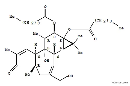 Molecular Structure of 24928-17-4 (PHORBOL 12,13-DIDECANOATE)