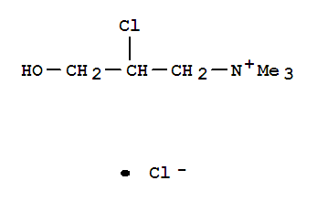 1-Propanaminium,2-chloro-3-hydroxy-N,N,N-trimethyl-, chloride (1:1)