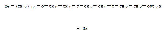 sodium 2-[2-[2-(tetradecyloxy)ethoxy]ethoxy]ethyl sulphate