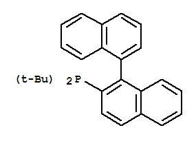 2-[Di(tert-butyl)phosphino]-1,1'-binaphthyl cas  255836-67-0