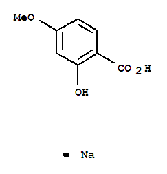 Benzoic acid,2-hydroxy-4-methoxy-, sodium salt (1:1)