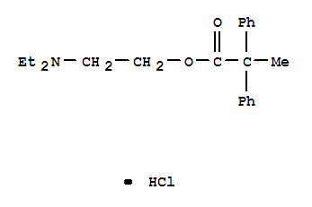 Benzeneacetic acid, a-methyl-a-phenyl-, 2-(diethylamino)ethylester, hydrochloride (9CI)