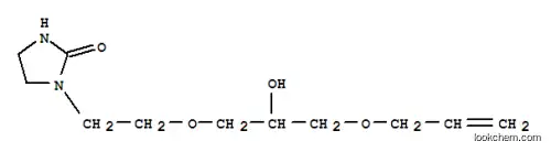 Molecular Structure of 25913-22-8 (1-[2-[3-(allyloxy)-2-hydroxypropoxy]ethyl]imidazolidin-2-one)