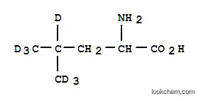 Molecular Structure of 259225-40-6 (DL-LEUCINE-4,5,5,5,6,6,6-D7)