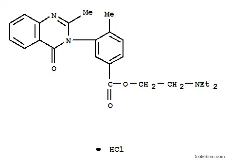 Molecular Structure of 2619-08-1 (2-Metil-3-(3-carbossietildietilammino-6-metil-fenil)-4-chinazolone clo ridrate [Italian])