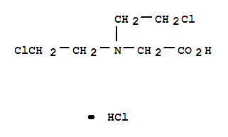 N-(carboxymethyl)-2-chloro-N-(2-chloroethyl)ethanaminium chloride