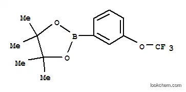 Molecular Structure of 262376-31-8 (3-(TRIFLUOROMETHOXY)PHENYLBORONIC ACID, PINACOL ESTER)
