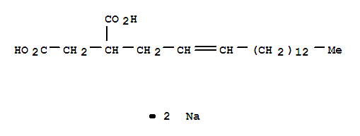 Butanedioic acid,2-(2-hexadecen-1-yl)-, sodium salt (1:2)